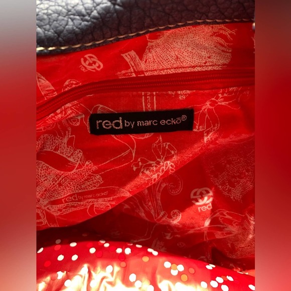 RED BY MARC ECKO - Blue/red/yellow cloth and “leather-like” trim purse - Picture 8 of 10